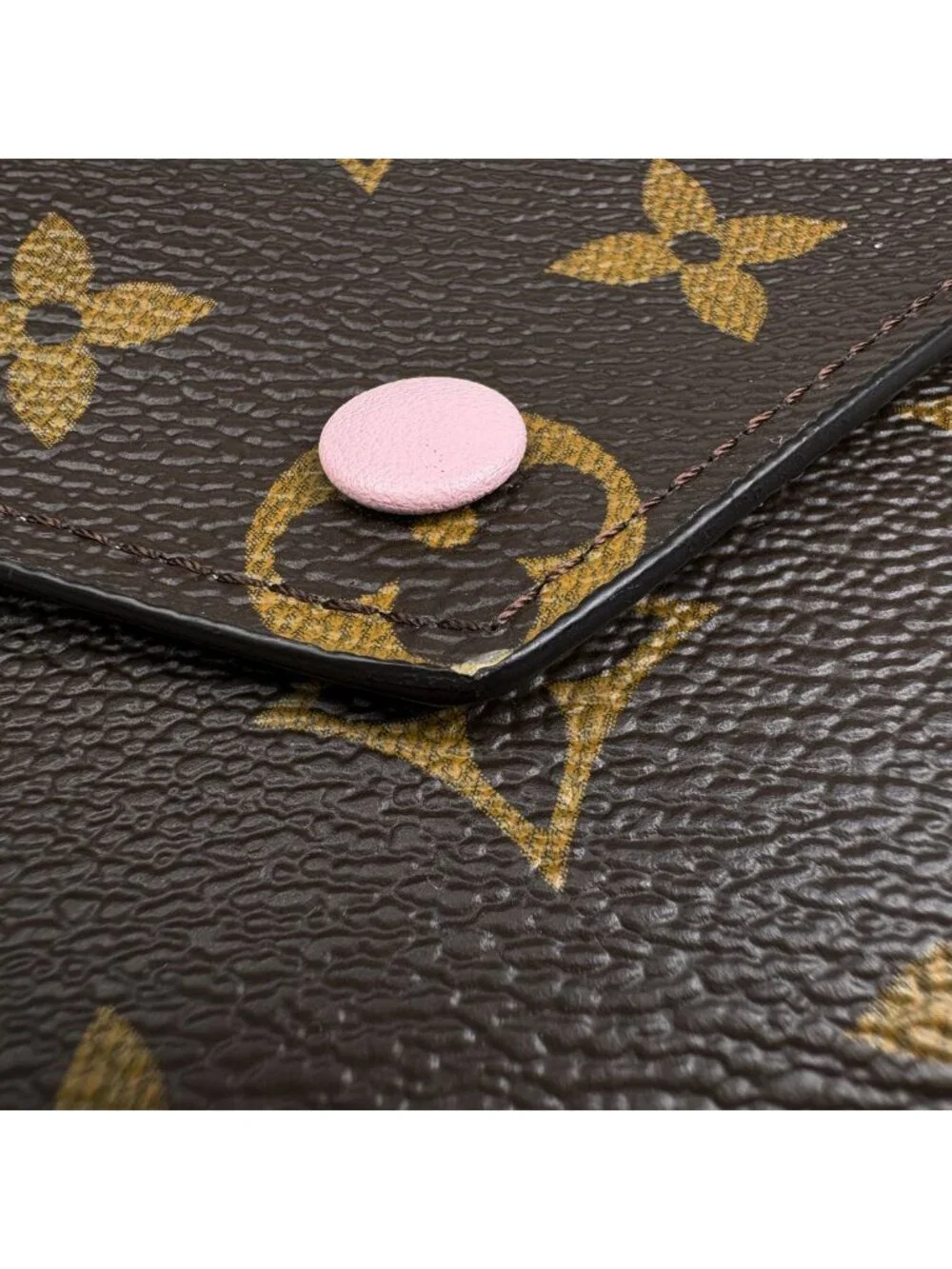 Louis Vuitton Portefeuille Victorine Trifold Wallet Monogram Rosevalerine Brown
